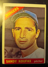 Topps 1966 Topps Sandy Koufax #100 Los Angeles Dodgers Baseball Base Set Std picture