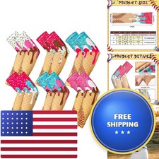 Geyoga 6 Pairs Arm Sleeve M Baseball Ice Cream picture