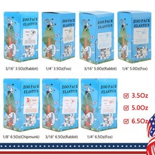 1-10 Pack Dental Ortho Elastic Rubber Bands 3.5/5.0/6.5 OZ Zoo Pack Latex Braces picture