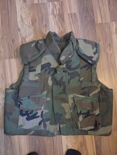 US Military Army M81 Woodland Camo PASGT Camouflage Flak Vest | Extra Large  picture