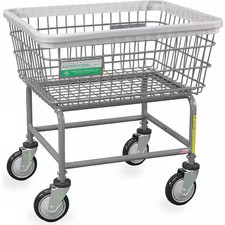 R&B Wire Products 100E/Anti Antimicrobial Wire Utility Cart, 2.5 Bushel picture