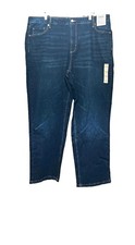 Women’s Sonoma Goods for Life Dark Wash High Rise Straight Jeans 18W picture