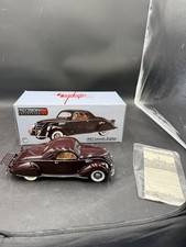 Tomy 1937 Lincoln Zephyr 1:18 Diecast Precision 100 Collection Missing Good Orna picture