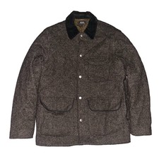 A.P.C. Dark Forest Wool Field Jacket Men's Size Medium Brown Green Rare Overcoat picture