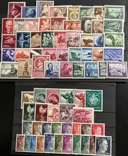 GERMANY - DEUTSCHES REICH -  WWII  - Collection of MNH Stamps - With Sets picture