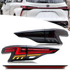 LED Tail Lights for Toyota Sienna 2020-2026 Black Rear Middle Lamps Assembly picture