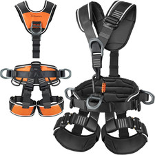 TRSMIMA Safety Harness Fall Protection - Roofing Full Body Climbing Harness | picture