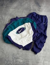 🔥 🔥 Nike Vintage Track Jacket & Pants Set | Retro Nike Tracksuit picture