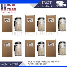 6x FS19729 New and Genuine Fleetguard Fuel/Water Separator US  picture