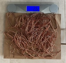 2.6 LBS of 99.9% Pure Copper Wire Clean Ready to Melt Investment Jewelry Arts picture