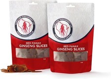 Red Panax Ginseng Slices 16oz - Korean Ginseng Root, Non-GMO, Gluten-Free, Herba picture