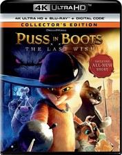 Puss in Boots The Last Wish 4K UHD Blu-ray Antonio Banderas NEW picture