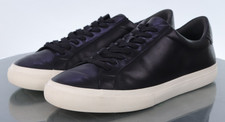 Vince Fulton $225 Men's Low Top Sneakers Shoes Size EU 43 US 9.5 Leather Black picture