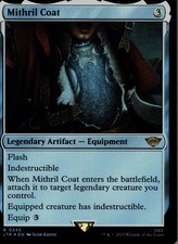 Mithril Coat 245 The Lord of the Rings: Magic: The Gathering Foil NM picture
