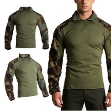 Emersongear Men's Tactical Combat Shirt BDU E3 Long Sleeve Military Tops picture