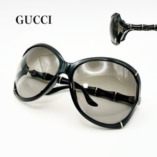 PLEASE OFFER GUCCI GG3509/S Bamboo Oversized Sunglasses Black Gold Y2K picture
