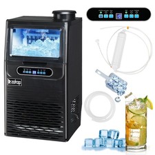 ZOKOP Home Commercial 70lbs/24H Ice Make Machine Cube 11Lbs Ice Storage Capacity picture