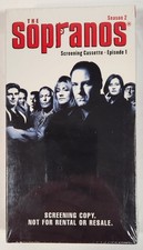 Very Rare HBO The Sopranos Season 2 Episode 1 VHS Screener Promo Screening Tape picture