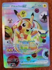 *Proxy/DIY* Pikachu EX 30th Anniversary Futuristic Promo #107 picture