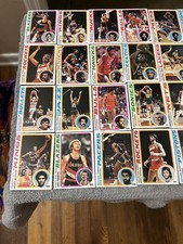 1978-79 Topps Basketball complete set 132/132 (8) PSA -9’s picture