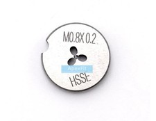 1PC M0.8x0.2 HSS-Co Round Die Solid Circular Screwing Die Metric Fine Thread picture