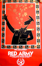 RED  ARMY CHORUS  POSTER   1979    ARIEL picture