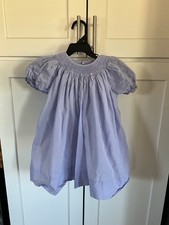 2T girls designer dress Petite Pommw - flower smocking picture