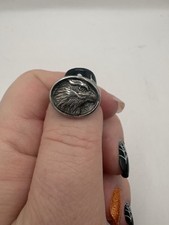 Retired James Avery Vintage Symbol of Freedom Bald Eagle Ring Sz 9 picture