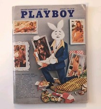 Playboy Vintage Magazine  January 1973  Miki Garcia PMOM  Holiday Anniversary picture