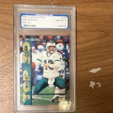 1998 Fleer Ultra Dan Marino Top 30 Insert #20 Miami Dolphins PGS 8 picture