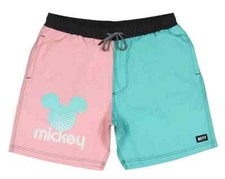 Neff x Disney Men's Mickey Mouse Pastel Hot Tub Board Swim Shorts NWT S-XL picture