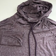 Athleta Women's Up Tempo Hoodie Long Sleeve purple medium active workout picture