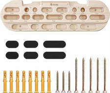 Hangboard Rock Climbing Fingerboard Training - Wooden Climbing Hang Board  picture