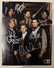 Autographed Sheen Estavez Sutherland Phillips +2 Young Guns 8x10 Photo Beckett picture