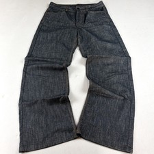 Vintage Massimo Dutti Dark Wash Denim Jeans Straight Relaxed Fit Workwear Style picture