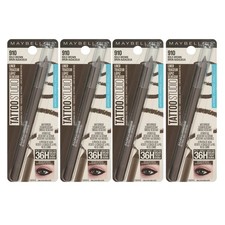 Maybelline Tattoo Studio Waterproof Eyeliner Pencil, Bold Brown, Pack of 4 picture