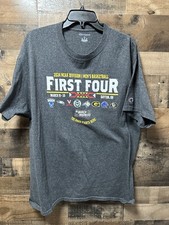 Champion 2024 NCAA First Four T-Shirt XL Dayton Ohio March Madness Gray picture
