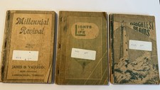 Lot 3 Vintage 1920s-30s Gospel Songbook James Vaughan Stamps-Baxter Hymnal VIDEO picture