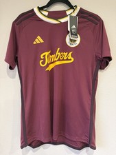 Adidas MLS Portland Timbers 2024 Archive Soccer Jersey Women's Sz. L NEW IM5463 picture