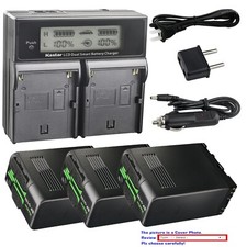 Kastar BP-U100 Battery CH04 Charger for Sony PXW-FX6 PXW-FX9 XDCAM PXW-FX9K picture