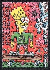 THE SIMPSONS RARE 1994 SKYBOX SERIES 2 ARTY ART CARD A3 BART SIMPSON - NM/M picture