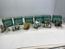 Lot Of 6 Vintage 1987 Cornwall Cottage Collection Hand Painted Porcelain CC picture