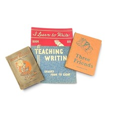 Vintage Schoolbook Lot 1920s-1950s The Study Readers Three Friends Multi Color picture