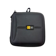 Case Logic CD Wallet Holds 24  Molded EVA Hard Case Music Games Movies - Black  picture