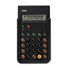BRAUN BNE001BK ET66 Calculator Black Dieter Rams Iconic New No Box picture