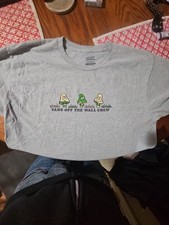 Vans Mushroom Graphic T-Shirt Size Large Gray Off The Wall Crew picture