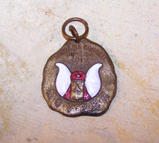 ANTIQUE M.O.V.P.E.R. / Masonic fraternity pendant, 1913 Supreme Council - OLD picture