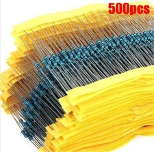 500Pcs Metal Film Resistors 10Kω 10K Ohm 1/4W 0.25W 1% Accuracy R-Mf Rohs Ic cc picture