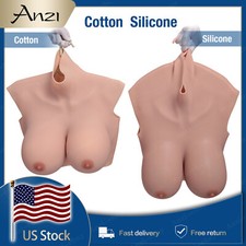 Realistic Bloodshot Silicone Breast Forms Breast Plates for Crossdresser C-K Cup picture
