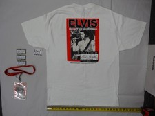 Elvis Presley Collection tee shirt t-shirt size L w/ metal lab Vaughan Bassett + picture